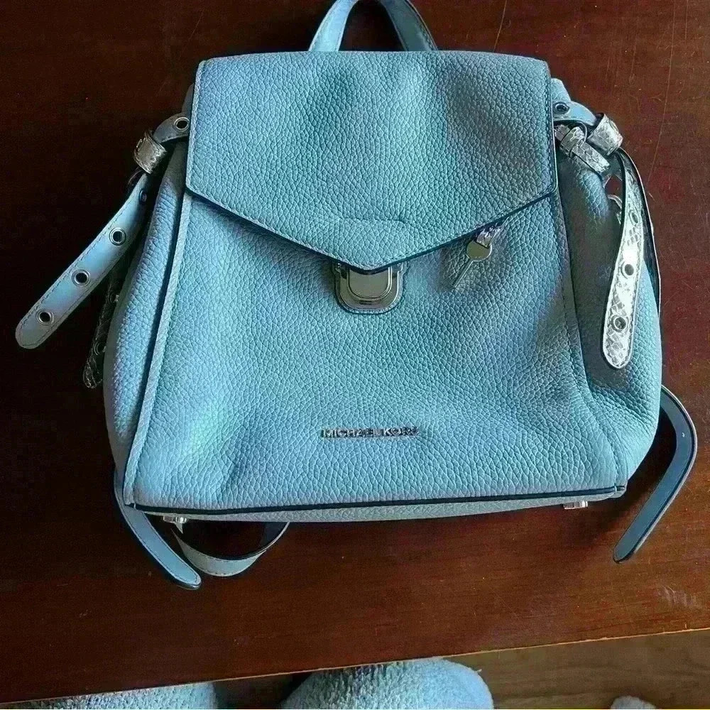 Michael’s Kors blue backpack